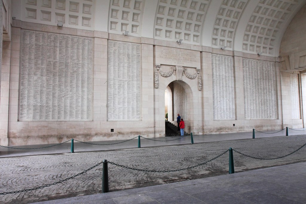 Menin Gate, Ypres, Belgium, inner panels
