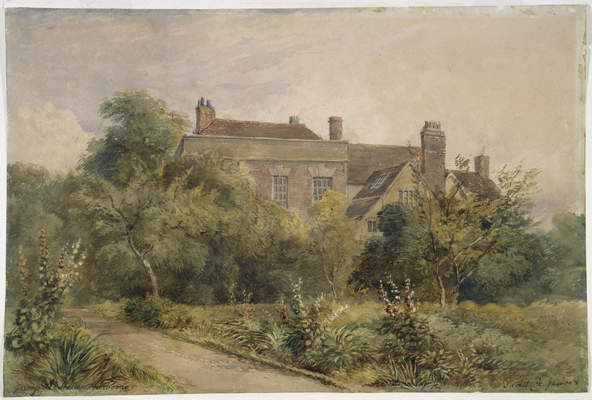 Greenfield House, Greenfield Rd, Harborne, David Cox water colour artists home