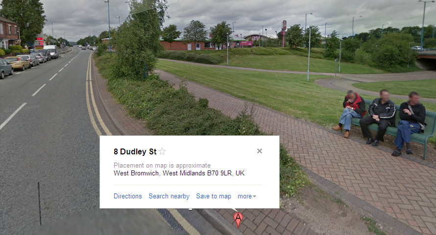 site of 8 Dudley St West Brom